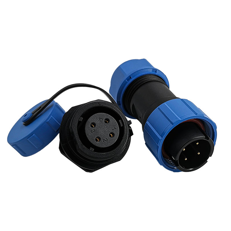 EW SP17 4 Pin Circular Connector Electrical Plastic