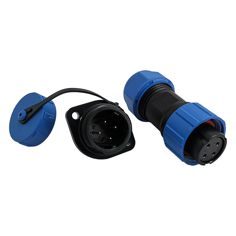 EW SP17 4 Pin Circular Connector Electrical Plastic