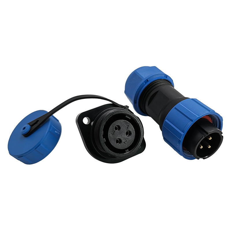 EW SP17 3 Pin Circular Plug Connector Plastic