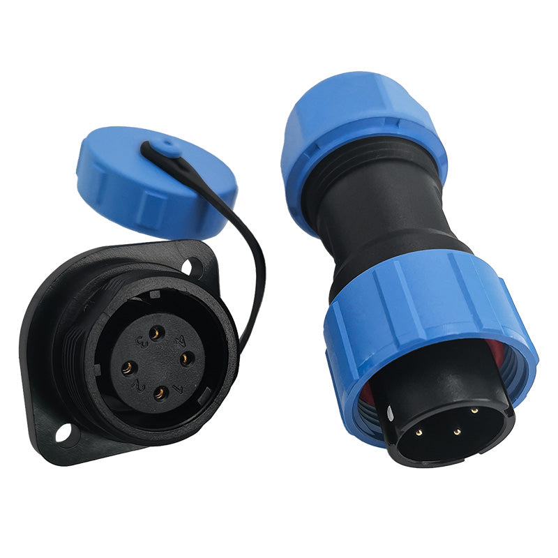 EW SP17 4 Pin Circular Connector Electrical Plastic
