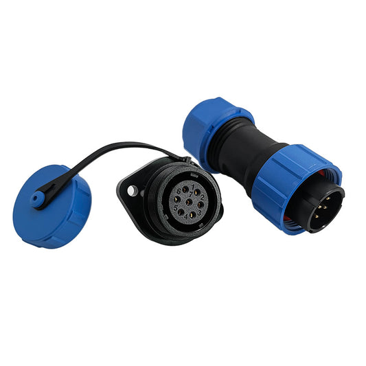 EW SP17 7 Pin Circular Connector Electrical Diamond Flange
