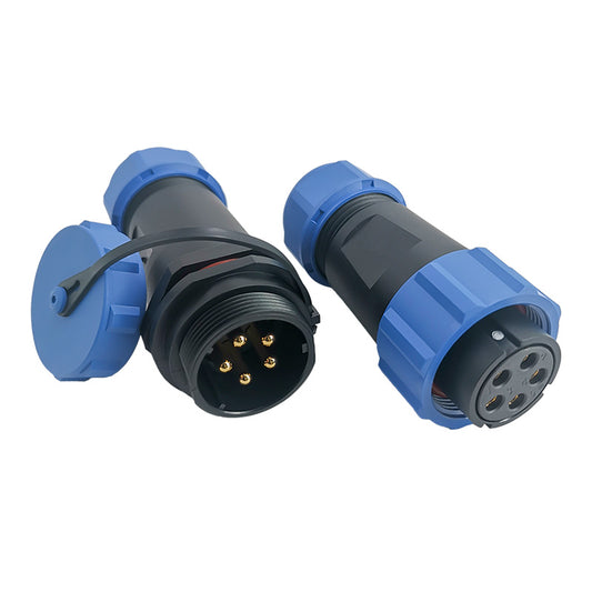 EW SP21 5 Pin Circular Plug Connector Plastic