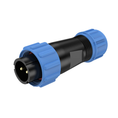EW SP13 2-poliger IP68-Rundsteckverbinder aus Kunststoff