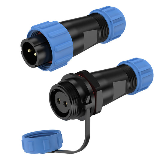 EW SP13 2 Pin IP68 Circular Plastic Connector