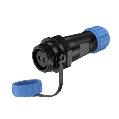 EW SP13 2-poliger IP68-Rundsteckverbinder aus Kunststoff
