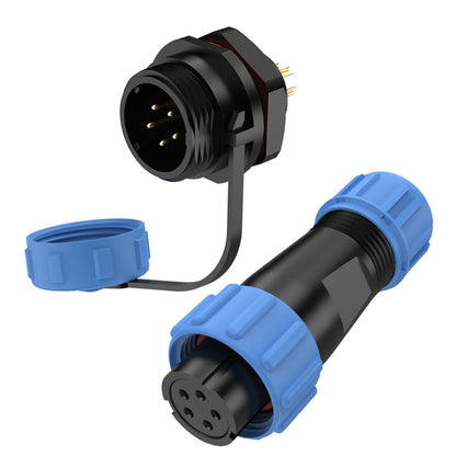 Connecteur étanche EW SP13 5 broches mâle femelle IP68