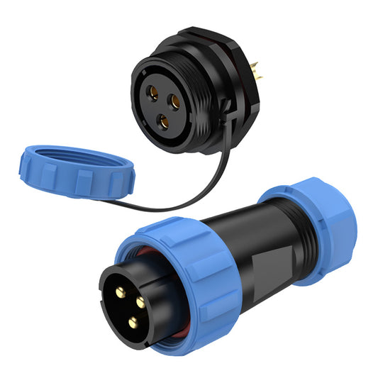 EW SP21 3 Pin Panel Mount Power Connector