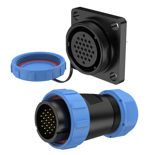 EW SP29 26 Pin Flange Circular Power Connector Types