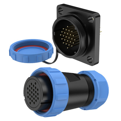 EW SP29 26 Pin Flange Circular Power Connector Types