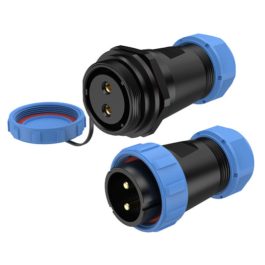EW SP29 2 Pin Circular Plug Connector Plastic