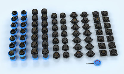 EW SP29 2 Pin Flange Circular Connector Electrical