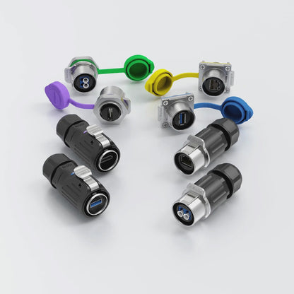 EW LP24 HDMI Data Panel Mount Waterproof Connectors