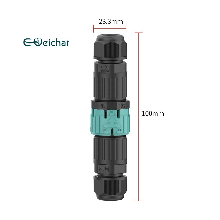 3 Pin Male Female Connector For Electric Equimpment EW-M19