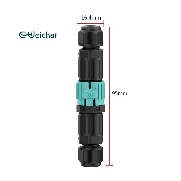 Male Female 2Pin 3Pin 4Pin Waterproof Wire Connector M15