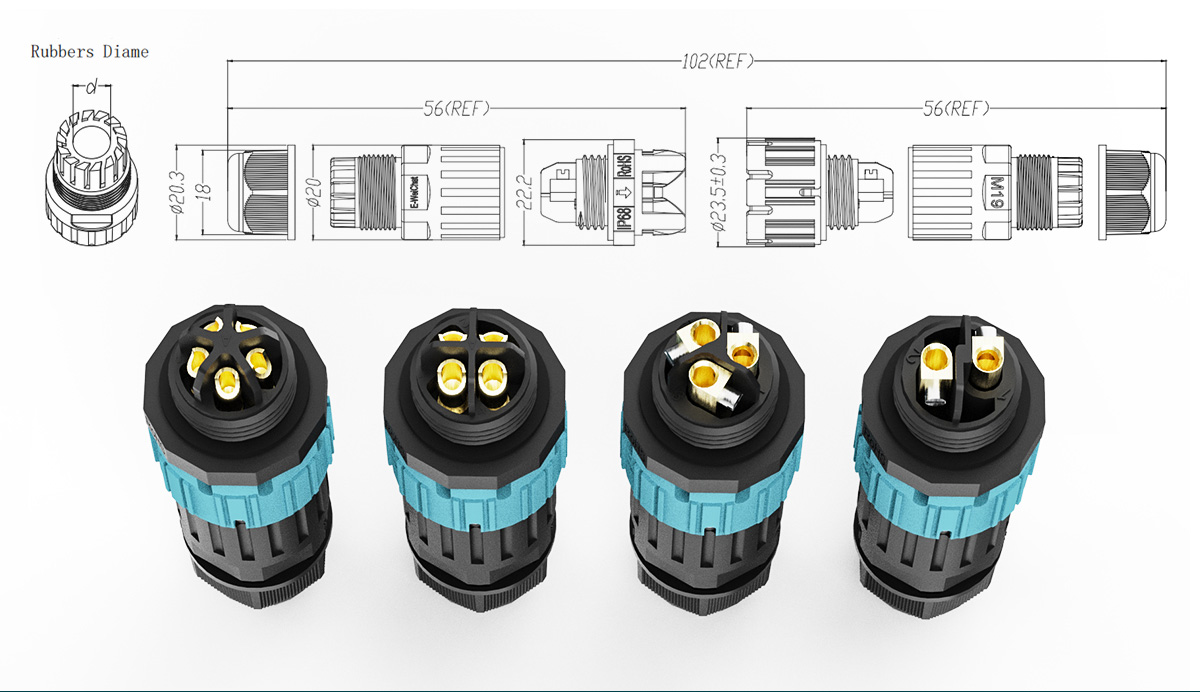 aviation plug connector