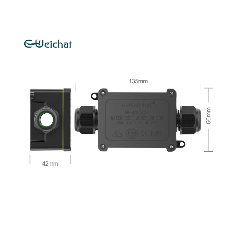 2 Way Electrical Enclosure Terminal Box M2068S-2T