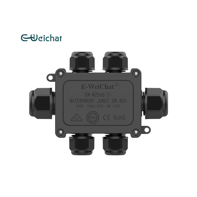 6 Way Outdoor IP68 Waterproof Electrical Box M2068S-6T