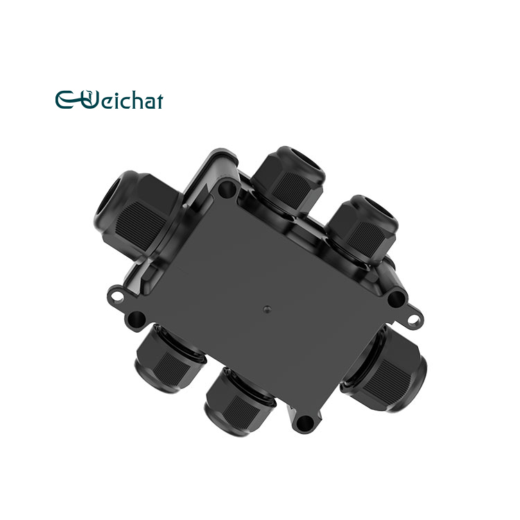 6 Way Outdoor IP68 Waterproof Electrical Box M2068S-6T