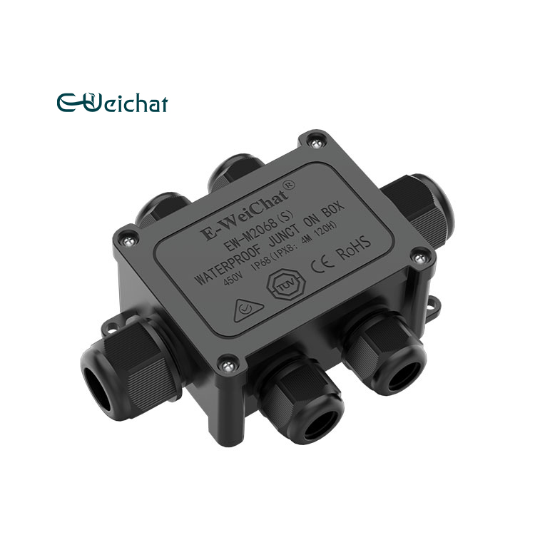 6 Way Outdoor IP68 Waterproof Electrical Box M2068S-6T