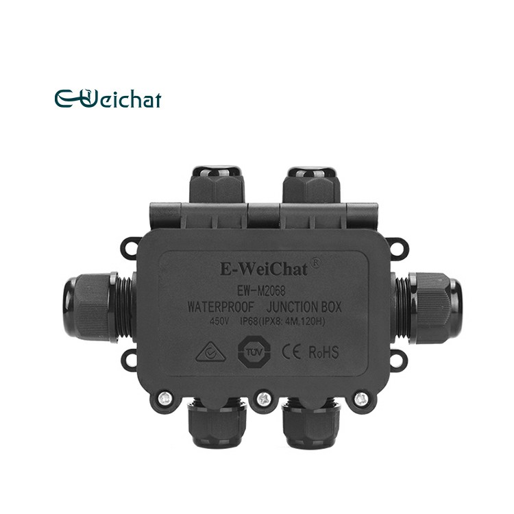 Plastic Junction Box 6 Way Factory M2068-6T